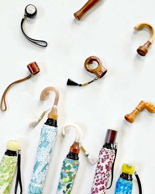 イイダ傘店 初夏の傘展「展示販売会‐折傘手元-」開催いたします