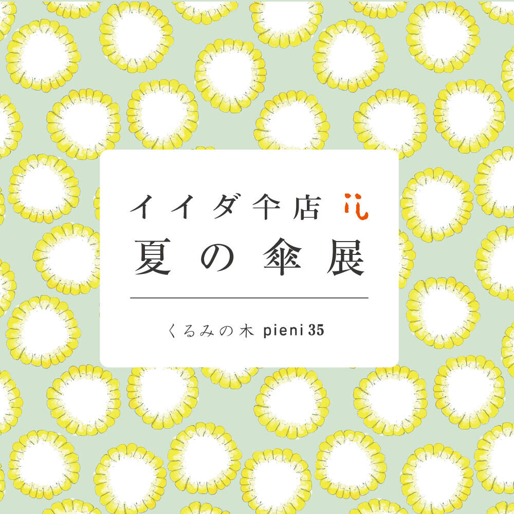 イイダ傘店　夏の傘展