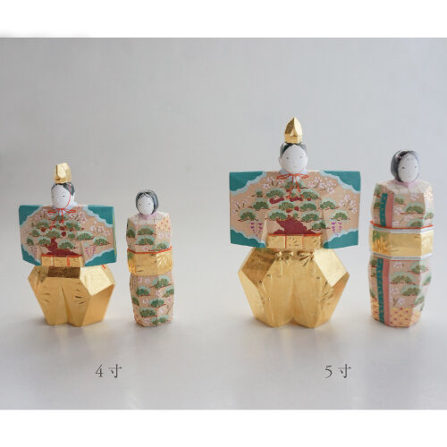 繭／奈良町南観光案内所：奈良一刀彫 荒木義人作 立雛・内裏雛 販売