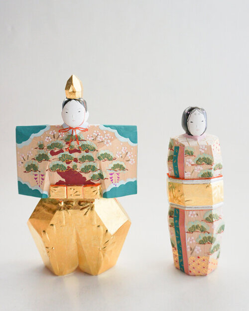 繭／奈良町南観光案内所：奈良一刀彫 荒木義人 立雛・内裏雛 販売の