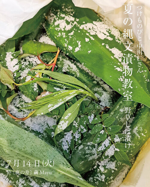 夏の縄文漬物教室 野草しば漬け インスタ.jpg